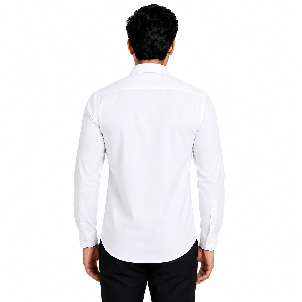 white casual shirt for men